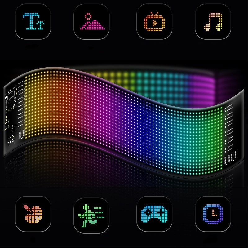 🎨💡 Multifunktionales flexibles LED-Display – programmierbarer Lauftext & Animation, APP-gesteuert 💬⚡ Ideal für Schaufenster, Events & Home – sofortige Aufmerksamkeit, hohe Conversion.