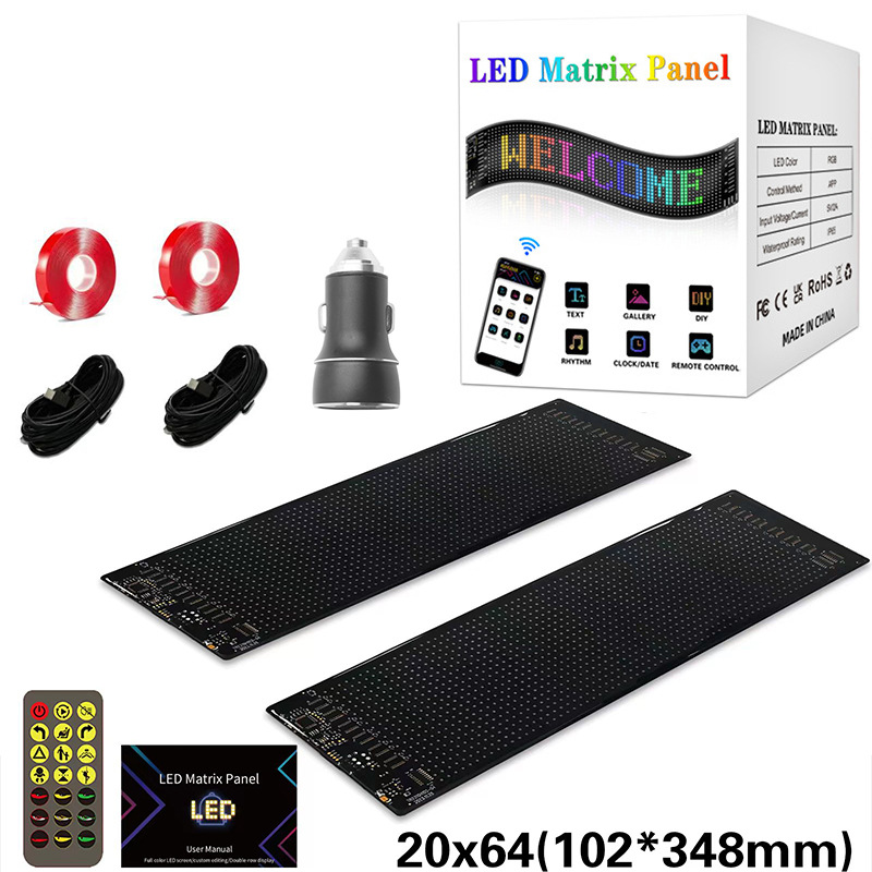🎨💡 Multifunktionales flexibles LED-Display – programmierbarer Lauftext & Animation, APP-gesteuert 💬⚡ Ideal für Schaufenster, Events & Home – sofortige Aufmerksamkeit, hohe Conversion.