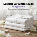 🌸🧺 5-in-1 Waschmittelkapseln mit weißem Moschus – entfernt Flecken & schont Fasern ✨💧 80 Stück, langanhaltend frisch, ideal für Haushalt & Reise.