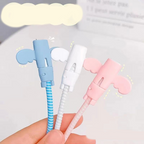🐱🔌 Ladekabel Schutz mit Flügeldesign – Knickbruch verhindern, Kabelleben verlängern 🛡️✨ (Weich-Silikon, universell, 2-teilig – sofort installiert)