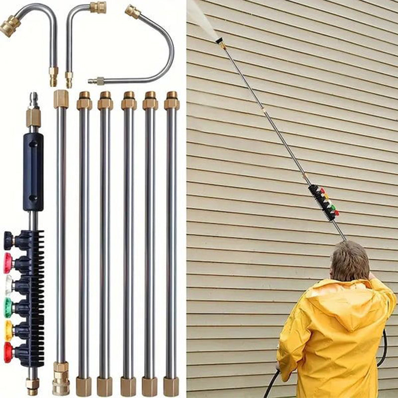 ✨💦 Hochdruckreiniger-Stab-Set bis 4000 PSI – 🚗🏡 Mühelos Terrassen, Autos & Fassaden reinigen – Blitzsauber in Minuten. Jetzt sparen!