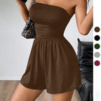 🌸💃 Nahtloses, trägerloses Bodycon-Jumpsuit – 50% Rabatt 🎯✨ Perfekt für Partys & elegante Abende. Figurumarmend, atmungsaktiv. Jetzt shoppen!