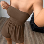 🌸💃 Nahtloses, trägerloses Bodycon-Jumpsuit – 50% Rabatt 🎯✨ Perfekt für Partys & elegante Abende. Figurumarmend, atmungsaktiv. Jetzt shoppen!