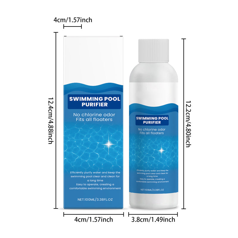 💧🌊 pH-neutraler Klarspüler – grünes Wasser ade! ✨🚀 Einfache Dosierung, ohne Chlor-Gestank. Für naturreines Badevergnügen & weniger Reinigungsaufwand.