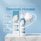 ☁️🧴 Sanfte Haarentfernung zum Sprühen: Cloud Sense Seidenmousse. 🌿✨ Ohne Reiben, ohne Stoppeln – für zarte Haut in 5 Minuten. Jetzt sparen!