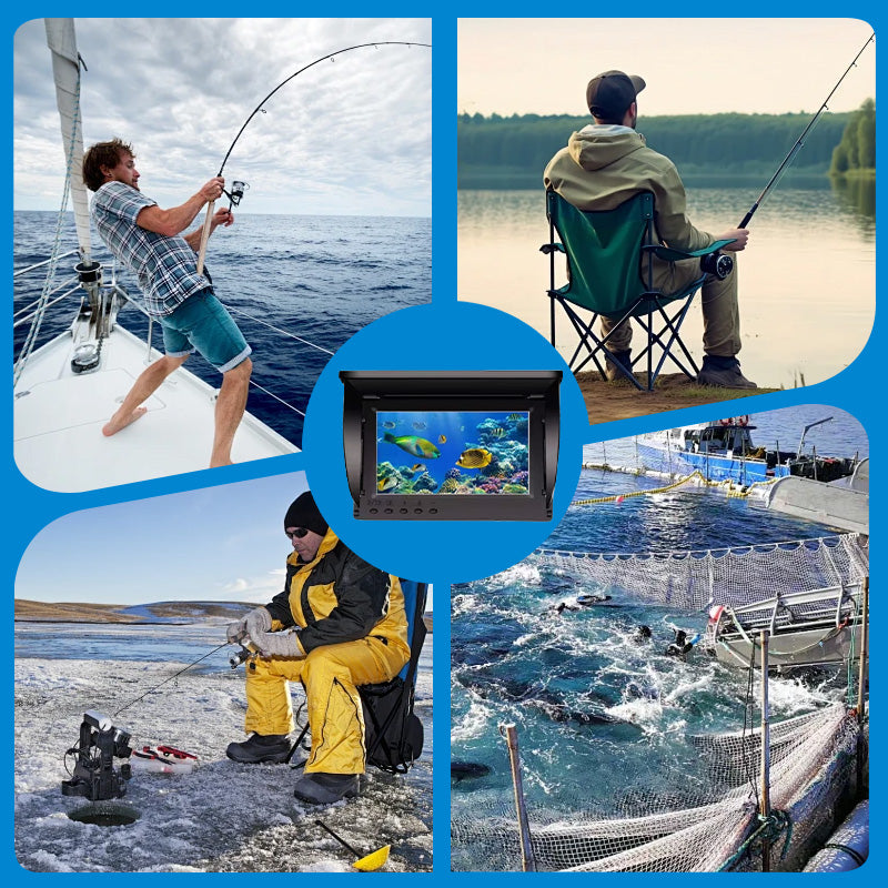 🐟🎣 Fischfinder mit Unterwasserkamera – HD-Display, Nachtsicht 🔥📷 – perfekt für Eis- & Meeresangeln – 50% Rabatt ⏰