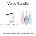 🔥💨 Fast Heating Handheld Steam Cleaner Set – Blitzschnell einsatzbereit 🔧🧼 für Küche, Fugen & Glas. Kraftvoller Dampf, chemiefrei. Inkl. Zubehör. Jetzt sparen!