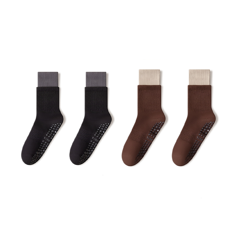 🧘‍♀️☁️ Cloud-Soft Pilates Crew Grip Socks – Rutschfeste Socken mit extra Polsterung & atmungsaktivem Material 🧦✨ Perfekt für Studio & Heimtraining – ultimativer Halt auf der Matte, langlebig & hygienisch. Jetzt im Set sparen!