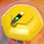 🐟💨 Schwimmender, wiederaufladbarer Köderbehälter-Belüfter | USB-C, leise, 24h Laufzeit 💧🔋 – hält Köder frisch & aktiv, ideal für Angler unterwegs.