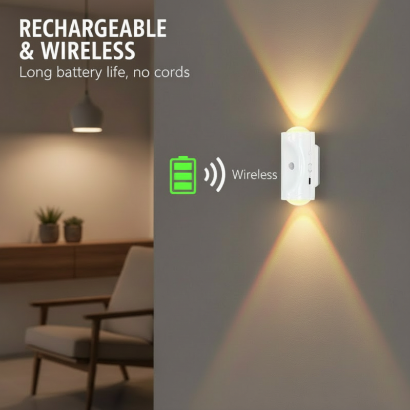 🔋💡 Wiederaufladbare Magnet-Wandleuchte – 3 Helligkeiten, abnehmbar ⭐🔧 für Küche, Flur, Schlafzimmer – Ideal als Notlicht, einfache Montage ohne Bohren – Jetzt sparen!