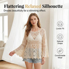 🌸👚 50% RABATT! Traumhafte Spitzenbluse im Boho-Vintage-Look – atmungsaktiv, figurschmeichelnd 🌼✨ perfekt für romantische Auftritte & Sommerabende.