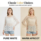 🌸👚 50% RABATT! Traumhafte Spitzenbluse im Boho-Vintage-Look – atmungsaktiv, figurschmeichelnd 🌼✨ perfekt für romantische Auftritte & Sommerabende.