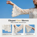 🌸👚 50% RABATT! Traumhafte Spitzenbluse im Boho-Vintage-Look – atmungsaktiv, figurschmeichelnd 🌼✨ perfekt für romantische Auftritte & Sommerabende.