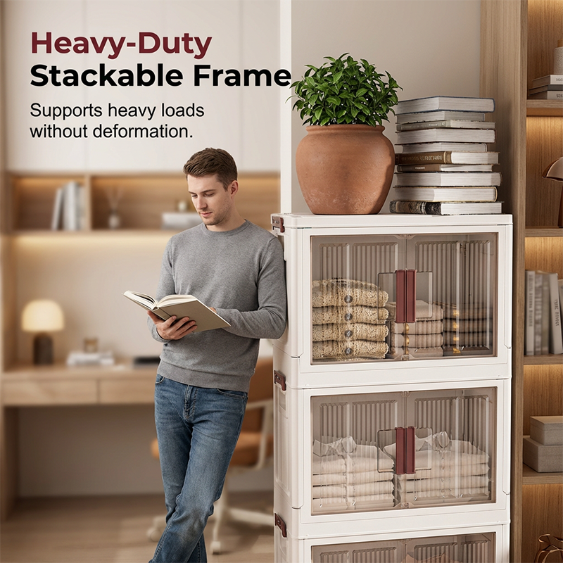 💥🧺 50 % Rabatt: Klappbarer Aufbewahrungskorb mit Deckel – platzsparend, robust, großes Volumen. 🏡✨ Perfekt für Zuhause, Wohnung & Organisation.