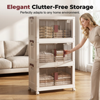 💥🧺 50 % Rabatt: Klappbarer Aufbewahrungskorb mit Deckel – platzsparend, robust, großes Volumen. 🏡✨ Perfekt für Zuhause, Wohnung & Organisation.