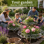 ✨🌸 Hochbelastbarer Blumenstützrahmen – Robuster Rankhilfe für Schwerlastblüten & Stauden 🌿💪 – Witterungsbeständig, einfach aufbaubar, ideal für Rosen & hohe Pflanzen – Jetzt blühende Gärten sichern!