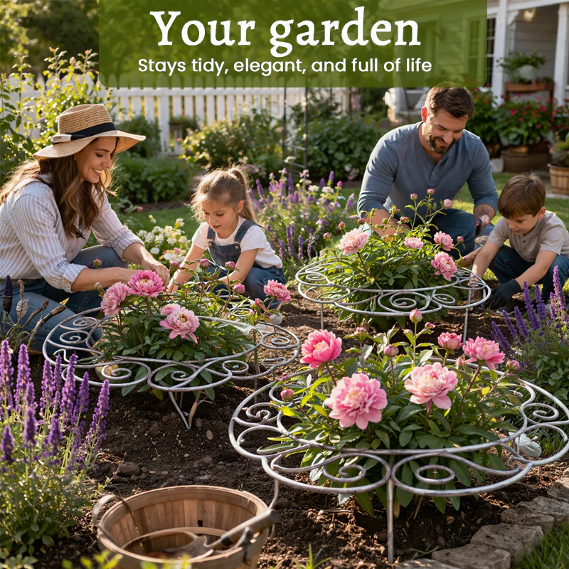 ✨🌸 Hochbelastbarer Blumenstützrahmen – Robuster Rankhilfe für Schwerlastblüten & Stauden 🌿💪 – Witterungsbeständig, einfach aufbaubar, ideal für Rosen & hohe Pflanzen – Jetzt blühende Gärten sichern!