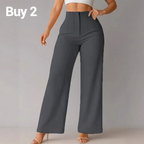 🔥👖 Damen-Freizeithose mit weitem Bein, einfarbig 🧵✨ weich, locker & perfekt für ganztägigen Tragekomfort – 50% RABATT sichern!