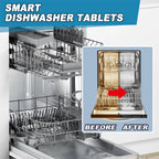 🧼🔥 Professioneller Spülmaschinen-Reiniger & Deodorizer – Entkalkt, entfettet, beseitigt Gerüche 🔧✨ – Für strahlend saubere Maschinen & Gläser – 12 Tabletten