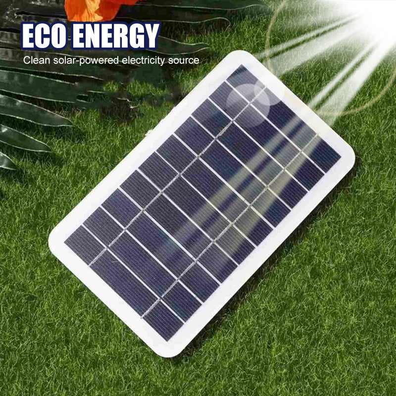 🌿☀️ 2W/5V Mini Solarpanel – flexibel, leicht & reisefreundlich ⚡🔋 für Camping, Outdoor & Notfall – einfach einstecken, sofort laden – 50% RABATT