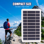 🌿☀️ 2W/5V Mini Solarpanel – flexibel, leicht & reisefreundlich ⚡🔋 für Camping, Outdoor & Notfall – einfach einstecken, sofort laden – 50% RABATT