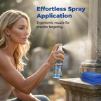 ⏰🎁 Grabstein-Revital-Spray – Restaurierung & Reinigung 🧽✨ | Entfernt Moos & Vergrauung, schützt vor Witterung, für Marmor/Granit – 1x sprühen, abwischen, wie neu! 30 Tage Risikofrei
