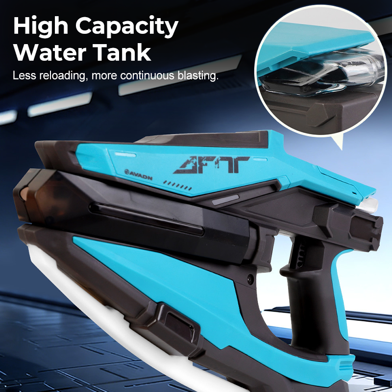 🔫⚡ Elektrische Wasserpistole mit LED-Licht & Nebeleffekt – perfekt für Wasserballonschlachten, Partys & den Garten 🌫️💥 Sofort bereit, langlebig, wiederaufladbar – Action pur für Kinder & Erwachsene!