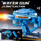 🔫⚡ Elektrische Wasserpistole mit LED-Licht & Nebeleffekt – perfekt für Wasserballonschlachten, Partys & den Garten 🌫️💥 Sofort bereit, langlebig, wiederaufladbar – Action pur für Kinder & Erwachsene!