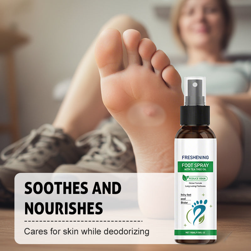 ⏰💨 Tragbares Fuß- & Schuh-Erfrischungsspray – 👣✨ Sofortige Kühlung & Geruchsneutralisation. Ideal für unterwegs, nach dem Sport oder langen Arbeitstagen.