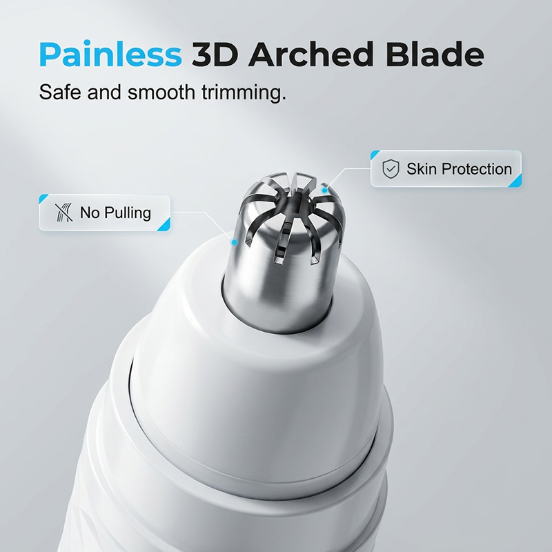 👃✂️ Wiederaufladbarer Nasenhaartrimmer – USB-C, wasserdicht, rasiert sanft & präzise ✨🧔 Ohne Zupfen, für gepflegte Nase & Ohren – perfekt unterwegs oder im Bad.
