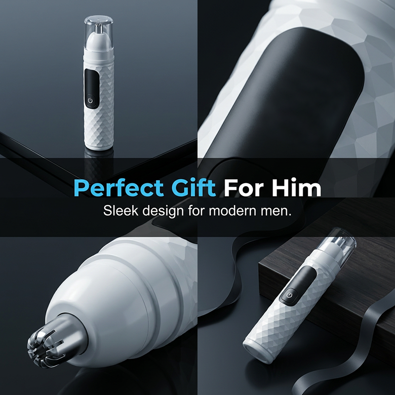 👃✂️ Wiederaufladbarer Nasenhaartrimmer – USB-C, wasserdicht, rasiert sanft & präzise ✨🧔 Ohne Zupfen, für gepflegte Nase & Ohren – perfekt unterwegs oder im Bad.
