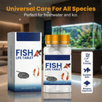 🧼💧 Aquarien-Konditionierungssalztabletten – 🐟⚡ sauberes Wasser, weniger Stress, gesündere Fische. 3-in-1-Wirkung: Klärung + Keimfreiheit + Kiemenschutz. Ideal für Süßwasseraquarien. Jetzt sparen: 2 Packungen zum Preis von 1!