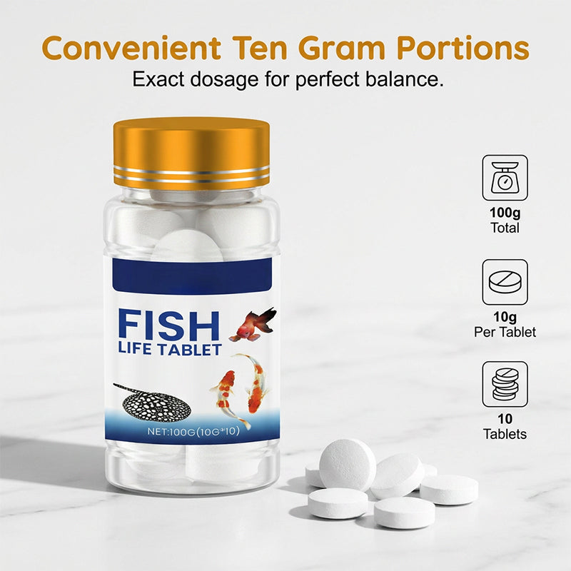 🧼💧 Aquarien-Konditionierungssalztabletten – 🐟⚡ sauberes Wasser, weniger Stress, gesündere Fische. 3-in-1-Wirkung: Klärung + Keimfreiheit + Kiemenschutz. Ideal für Süßwasseraquarien. Jetzt sparen: 2 Packungen zum Preis von 1!