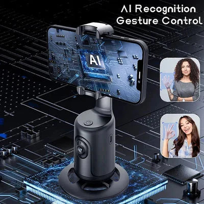 🎁📱 360° Rotation Smart Halterung – Auto Face & Object Tracking für sicheres Freisprechen im Auto oder Zuhause 🚗🤳 – Perfekt für Videoanrufe, TikTok, Live-Streams – Starkes Weihnachtsgeschenk, sofort verfügbar