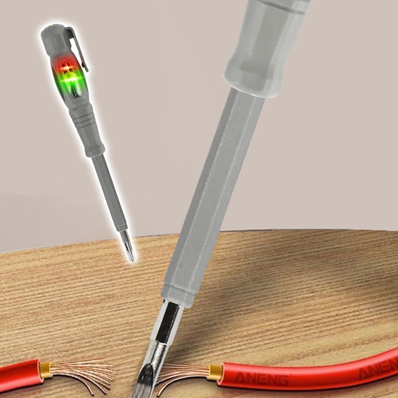 🔌⚡ Spannungsprüfer Schraubendreher – 2-in-1: Berührungslose Vorprüfung + präzise Einpolmessung 🔍🔧 mit LED-Leuchtanzeige, für Elektriker & Heimwerker, sicher & zuverlässig – jetzt entdecken!