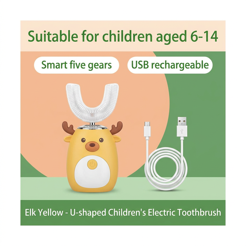 Automatische elektrische Zahnbürste für Kinder in Form von
