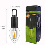 🏕️💡 Solare Campinglaterne mit Haken & Clip, 3 Leuchtmodi, USB-C wiederaufladbar 🔋✨ – wasserdicht, kompakt für Wandern & Outdoor-Abenteuer