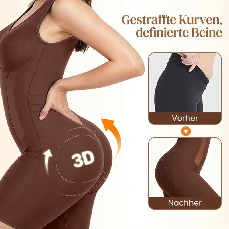 🔥⏳ Formende Einteilershapewear mit Bauchweg-Effekt & Po-Lift 🍑👖 völlig nahtlos – ultimativer Komfort & perfekte Silhouette
