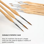 11-teiliges Miniatur-Detailpinsel-Set