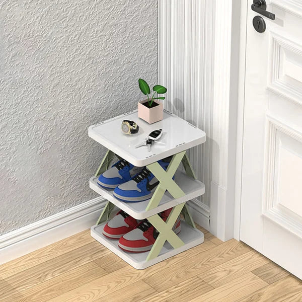 Mehrschichtiges Organisationsregal für Schuhe