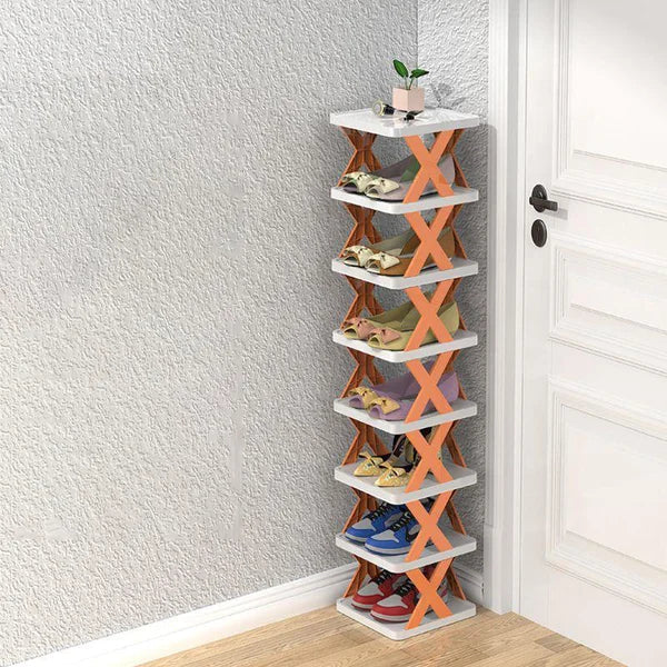Mehrschichtiges Organisationsregal für Schuhe