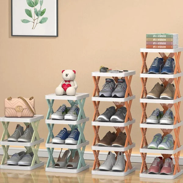 Mehrschichtiges Organisationsregal für Schuhe