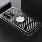 Pousbo® Hohle, sturzsichere und wärmeableitende Tasche aus Aluminiumlegierung für iPhone