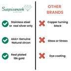 Crystal' Tennis-Halskette + kostenloses Armband