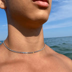 Crystal' Tennis-Halskette + kostenloses Armband