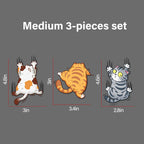 Niedliche Katzen-Cartoon-Aufkleber für Autos