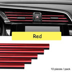 Verchromter Verkleidungsstreifen für den Lufteinlass eines Autos