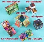 Außergewöhnlicher 3D -Magiewürfel