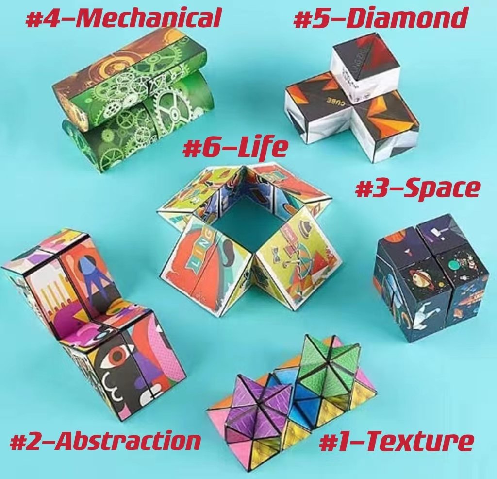 Außergewöhnlicher 3D -Magiewürfel