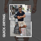 Bequeme Shorts für Herren aus Baumwolle und Leinen